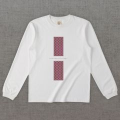 和柄長袖Tシャツ　吉原繋ぎ -彩・角-［長袖］