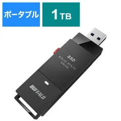 【 新品 未開封 】   BUFFALO 外付けSSD USB-A接続 (PC・TV両対応、PS5対応) ブラック [ポータブル型 /1TB] SSD-PUT1.0U3-BKC 未使用 送料無料