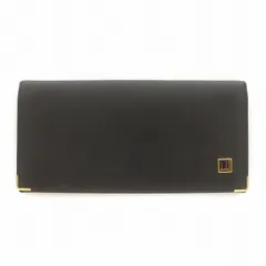 ダンヒル dunhill 二つ折り長財布 ウォレット ロゴ レザー 黒 ブラック /IR ■GY18のサムネイル