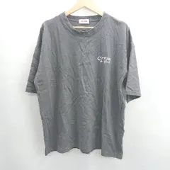 ◇ ⊂ CONVERSE コンバース ロゴプリント 半袖 Tシャツ サイズLL グレー系 レディース　メンズ E  【1501230040228】