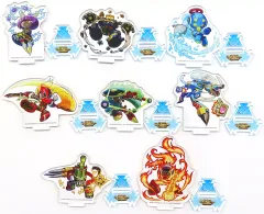 【中古】アクリルスタンド・アクリルパネル [単品] Mighty No.9セット ミニアクリルフィギュア8種 「Switchソフト インティ・クリエイツ ゴールドアーカイブコレクション ゲーマーズ限定版B」 同梱特典