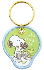 【中古】キーホルダー スヌーピー＆ウッドストック(カメラ) 「PEANUTS(SNOOPY) シークレットワッペンキーリング」