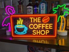 オリジナル　ネオンサイン Coffee カップデザイン マルチカラー オーダー オリジナル ネオンサイン Coffee カップデザイン マルチカラー