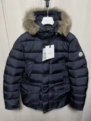 【新品未使用タグ付き】MONCLER Cluny ダウンジャケット　TG4　黒色 MONCLER】Cluny ロング ダウン ジャケット (MONCLER/ダウン