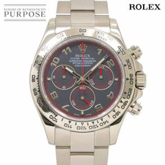 ロレックス ROLEX デイトナ 116509 D番 ルーレット クロノグラフ メンズ 腕時計 ブラック K18WG 自動巻き Daytona 90264973