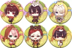 【中古】バッジ・ピンズ [単品] 集合 描きおろしちびキャラ缶バッジ6種セット 「Switchソフト ビルシャナ戦姫 ～源平飛花夢想～ スペシャルステラセット」 同梱特典