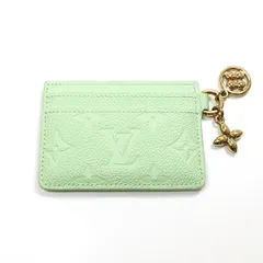 ルイ ヴィトン LOUIS VUITTON カードケース ポルト カルト・LV チャーム M83584【中古】Sランク