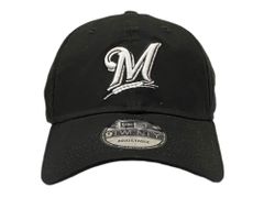 NEWERA (ニューエラ) MLB ミルウォーキー・ブルワーズ TEAM CLASSIC FLEX FIT CAP キャップ 11551559 黒 ウィメンズ/078