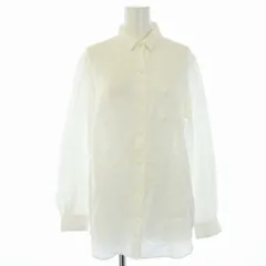 美品✨ドゥーズィエムクラス　LINENウォッシュシャツ　リネン　ホワイト Deuxieme Classe（ドゥーズィエムクラス）の「*リネン