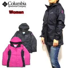 コロンビア レディース マウンテンパーカーColumbia  Tested Tough in Pink Rain Jacket II XL2033 防水 ジャケット OMNI-TECH 撥水 レインジャケット ピンクリボン