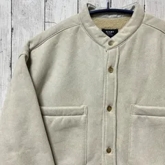 Beams Heart ビームスハート　ノーカラージャケット　オフホワイト メンズ　冬物　オシャレ　ブランド　beams 裏起毛　ジャケット　コート　ピーコート　チェスターコート　ダッフルコート　フォロー割