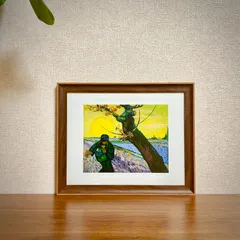 新品☆額縁付アートポスター☆フィンセント・ファン・ゴッホ☆Vincent van Gogh☆The Sower, 1888☆94