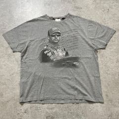 NASCAR ナスカー レーシングTシャツ ジェフゴードン グレー L【ST175】