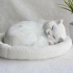 【アウトレット 動く呼吸して眠るリアルな猫のぬいぐるみ】 ねこ 縫いぐるみ リアル 本物 そっくり ペット プレゼント ギフト 子供 誕生日　大きい おしゃれ 三毛猫 ぬいぐるみ リアル 猫 ネコ ペットロス アレルギー 癒し プレゼント 動物 SH1