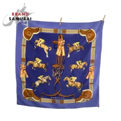 美品　エルメス　カレ90 スカーフ　JUMPING ジャンピング　馬　サドル エルメス スカーフ カレ90 JUMPING ジャンピング 乗馬 LEDOUX
