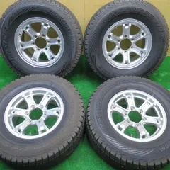 週末限定値下げ❗️プラドスタッドレスホイールセット　バリ山　265 70 R16 ランクルプラド スタッドレスホイールセット バリ山 265 70 R16 17