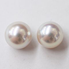 現品限り 現物 8mm - 8.5mm ナチュラルカラー ラウンド あこや真珠 ペア ピアス 珍珠 本真珠 天草 熊本 ペアルース 真珠のみ
