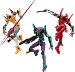 【中古】食玩 トレーディングフィギュア 全3種セット 「EVA-FRAME-DX：ヱヴァンゲリヲン新劇場版」