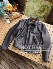 新入荷 レザー カウハイド イタリアンレザー ライダースジャケット