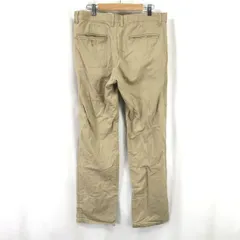 THE SHOP TK/タケオキクチ★裾裏地チェック柄/チノパンツ【メンズL/股下80cm/beige/ベージュ】ズボン/Pants/Trouser◆SBH871