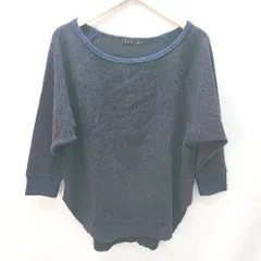 ◇ アーバンリサーチ ワッフル生地 柔らか素材 シンプル カジュアル 長袖 ロンＴ サイズF ネイビー メンズ E  【1404020011944】