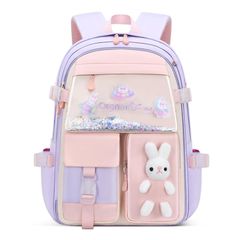 【新着商品】低学年 バックパック 大容量 小学生 軽量 子供の日 かわいい お祝い プレゼント リュックサック キッズ リュック [Bansusu] 女の子