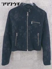 ◇ GAP ギャップ 総柄 長袖 ジップアップ ジャケット サイズXXS ネイビー レディース 【中古】 【1002801323905】
