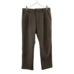 ビームスハート ワイドパンツ L ブラウン BEAMS HEART 後ろウエストゴム メンズ