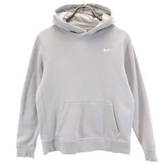 ナイキ 長袖 スウェットパーカー L グレー系 NIKE 裏起毛 キッズ
