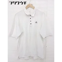◇ adidas アディダス 半袖 ポロシャツ サイズO オフホワイト メンズ  【中古】 【1107010004321】