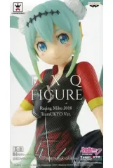 【中古】フィギュア レーシングミク 2018 TeamUKYO応援Ver. 「キャラクター・ボーカル・シリーズ01 初音ミク」 初音ミクレーシングver. EXQフィギュア