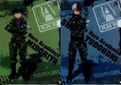 【中古】クリアファイル 緑谷出久＆轟焦凍 AGF限定クリアファイル2枚セット 「僕のヒーローアカデミア」 アニメイトガールズフェスティバル2017グッズ