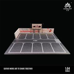 1/64 ガレージ 駐車場 ジオラマ
