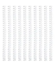 新品 YFFSFDC A4/30穴製本リング ルーズリーフバインダーリング 穴径12mm 製本用とじ具 単語帳 資料保存 整理 カレンダー 手帳 アルバム【ホワイト 10個セット】