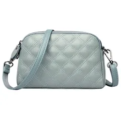 オーシャンブルー ショルダー バッグ レディース お財布 ポシェット 斜めがけ 本革 レザー クラッチ ウォレット かばん 鞄 ブランド