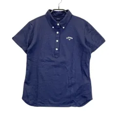 サイズ：M CALLAWAY キャロウェイ  半袖ポロシャツ ボタンダウン  ネイビー系 [240101389771] ゴルフウェア レディース ストスト