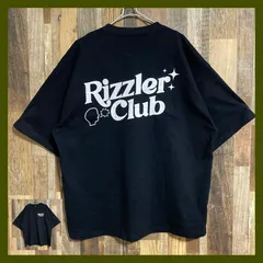 メンズ 古着 半袖 Tシャツ バックプリント リズナークラブ 倶楽部 ブラック