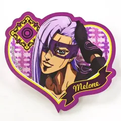 【中古】バッジ・ピンズ メローネ 「ジョジョの奇妙な冒険 第五部 黄金の風 ジョジョの奇妙な冒険 第六部 ストーンオーシャン アニメ化記念特別イベント ジョジョ～新たなる旅立ち～ vol.2 ハート型ラメアクリルバッジ vol.2」