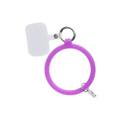 iFace Reflection Neo Silicone ブレスレットストラップ (クリアパープル)【 各種スマートフォン対応 ハンドストラップ スマホ 携帯ストラップ シリコン ストラップ リストストラップ 落下防止 おしゃれ 】