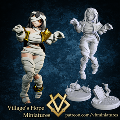 Village's Hope MIniatures | mummy girl 32mm | 3Dプリント ミニチュア TRPG