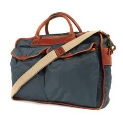 Felisi フェリージ バッグ 2WAY ナイロン レザー コンビ ショルダー ハンド バッグ 肩掛け カバン ブルー ブラウン イタリア製 ブランド 【メンズ】のサムネイル