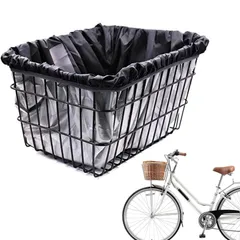 新品 自転車 バスケット カバー 自転車カゴカバー 自転車カゴカバー 防水 厚手 丈夫 大きめ 防水保護カバー 前かごカバー 自転車用バスケットライナー 取り付けが簡単 大量 自転車アクセサリー 前後兼用-43*20*20