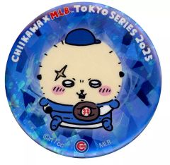 ちいかわ MLB ホログラムカンバッジ ハチワレ 缶バッジ - メルカリ