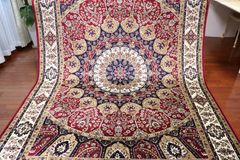 最後の値段です！ペルシャ柄絨毯 200×290 新品 ラグ カーペット 訳あり 7年ぶりの入荷！ペルシャ柄絨毯 200×290 新品 ラグ カーペット