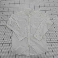 ◇ Θ GLOBAL WORK グローバルワーク ボタンダウンカラー コットン100％ 長袖 シャツ サイズXL ホワイト系 メンズ E  【1508260059367】