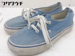 ◇ VANS ヴァンズ オーセンティック スニーカー シューズ 22.5ｃｍ ネイビー レディース  【中古】 【1111160009327】