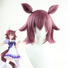 ウマ娘 プリティーダービー サクラチヨノオー コスプレ ウィッグ