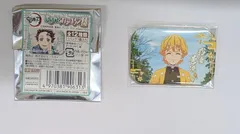 我妻善逸 鬼滅の刃 まるかくカンバッジ 8 鬼滅 グッズ 缶バッジ 缶バッチ カンバッチ カンバッジ