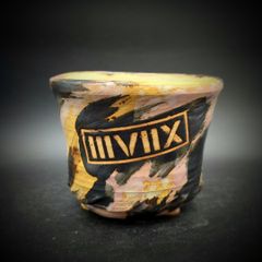 《限定シリーズ》  Lサイズ 『Mud Army -Var.ピンク-』ミリタリー カモフラ 【MAP-L_2108】 IIIVIIX イーヴィックス 陶器鉢 植木鉢 観葉植物 多肉植物 アガベ 塊根植物 グラキリス 亀甲竜