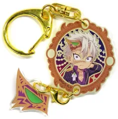 【中古】キーホルダー 不死川実弥 「鬼滅の刃×ufotable cafe ハロウィン 2023 ～仮面舞踏会～ ランダム蓄光ゆらゆらチャームB」